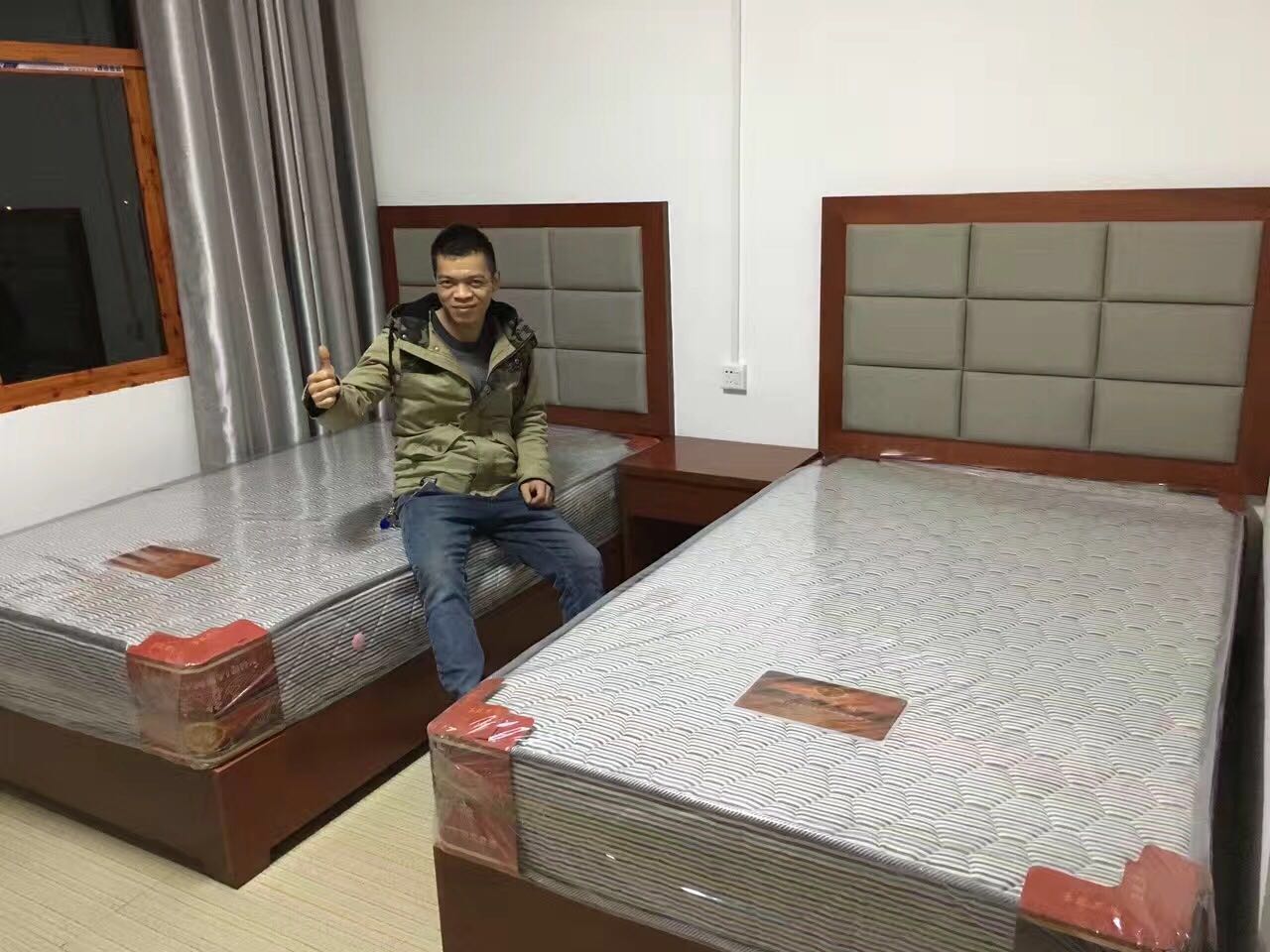 贵阳酒店标准床厂家批发，贵阳星级酒店床垫报价图片