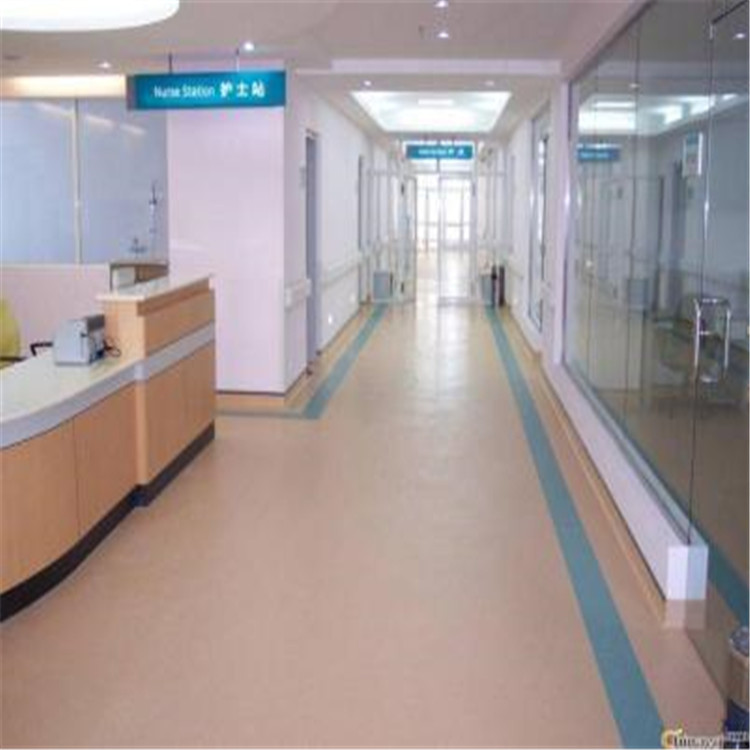 医院地面防滑地胶 pvc胶地板价格 医用pvc胶地板厂家