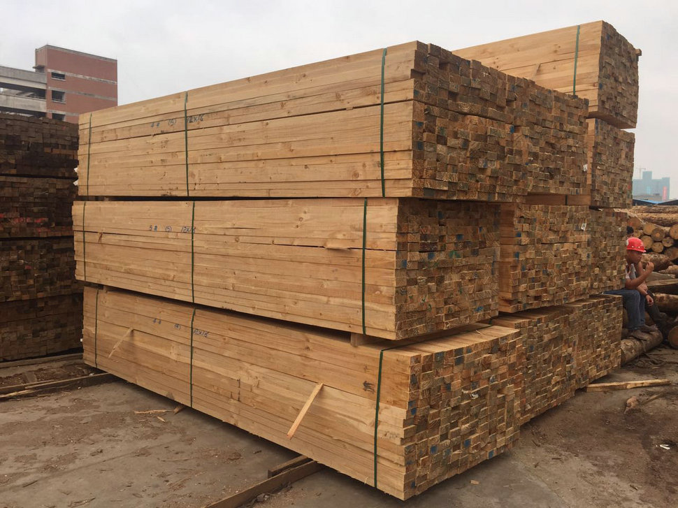 惠州进口木方 铁杉 南方松 模板批发