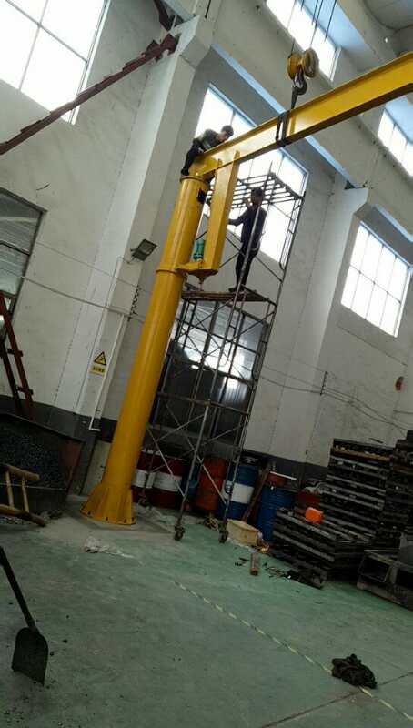 常州工厂室内定柱式悬臂吊起重机