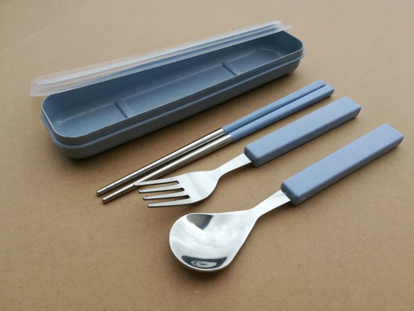 不锈钢餐具 便携儿童叉勺筷餐具 促销小礼品名瑞餐具厂批发