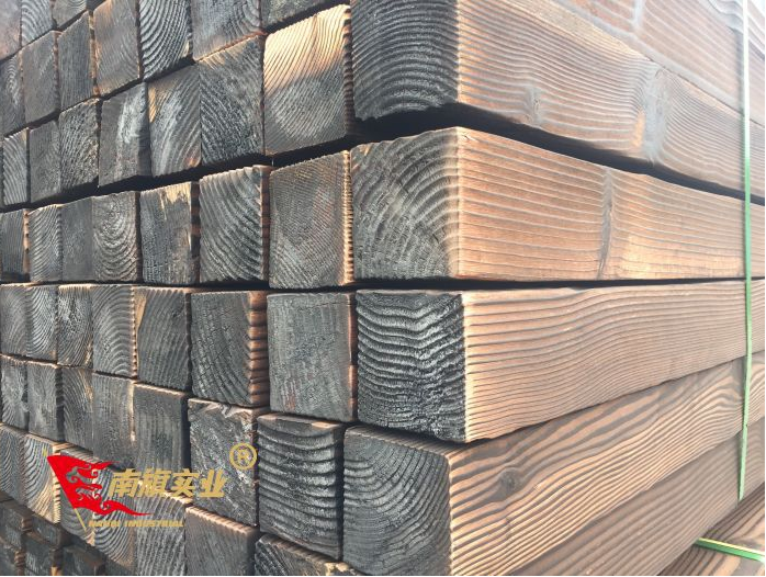 碳化木价格大约多少钱  上海花旗松碳化木厂家图片