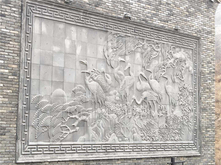 砂岩浮雕背景墙雕刻石材天然砂岩图片