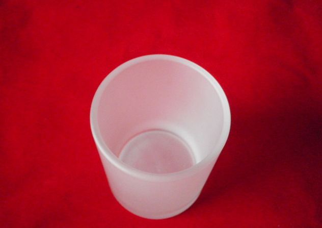 厂家直销上口径5.2*底径4.8*高度6.5CM磨砂杯供应 磨砂玻璃杯图片