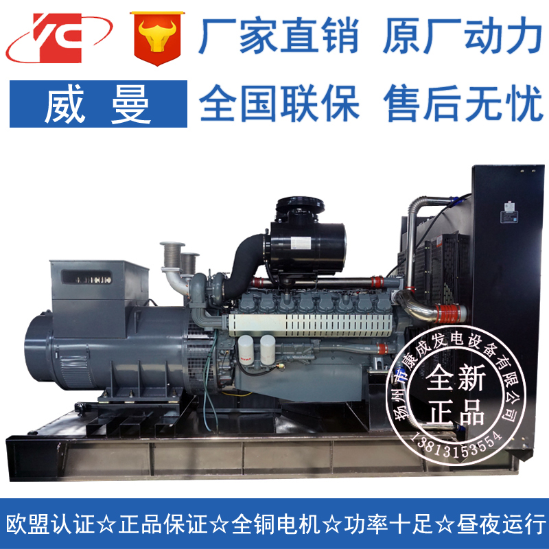 发电机厂家直销D30A2威曼728KW发电机大功率发电机价格图片