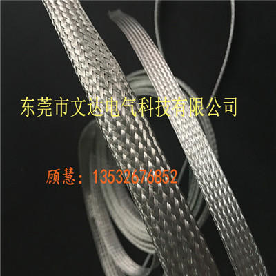 304蛇皮网电线防干扰编织网不锈钢编织线性能好图片