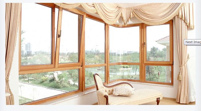 重庆定制高端铝木复合门窗选盛邦铝合金门窗厂家铝合金断桥门窗 铝木复合窗