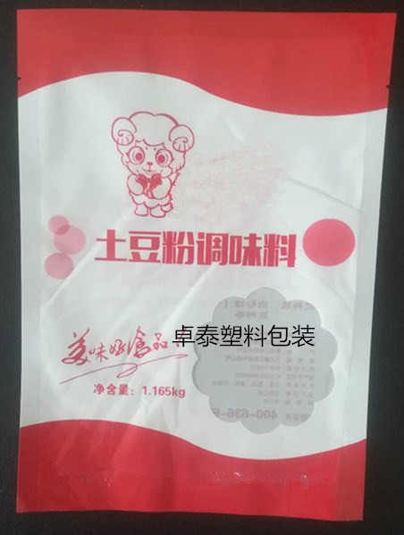 东光县卓泰塑料包装土豆粉调味料包装袋厂家A卓泰包装土豆粉调味料包装袋厂家A卓泰包装土豆粉调味料包装袋定制厂家图片