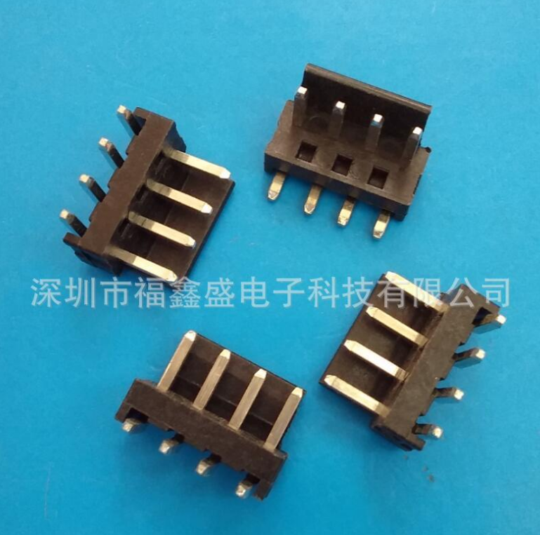 深圳市针座连接器厂家3.96mm间距 针座连接器 3.96（特殊型）条形连接器 贴片式接插件