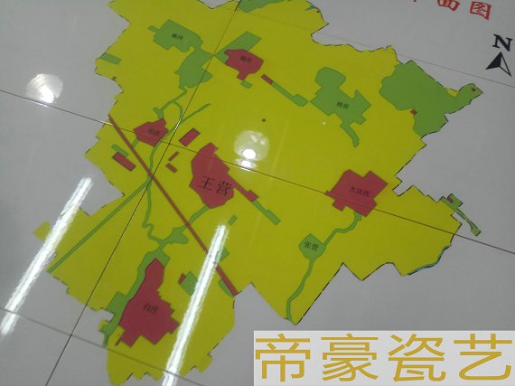 磁砖中国地图