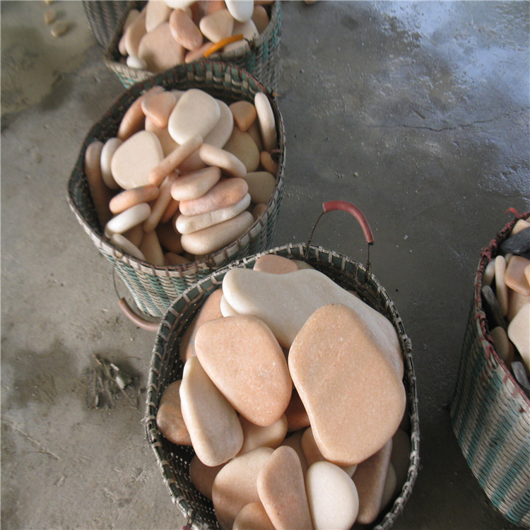 天然彩石 鹅卵石机制石厂家供应图片