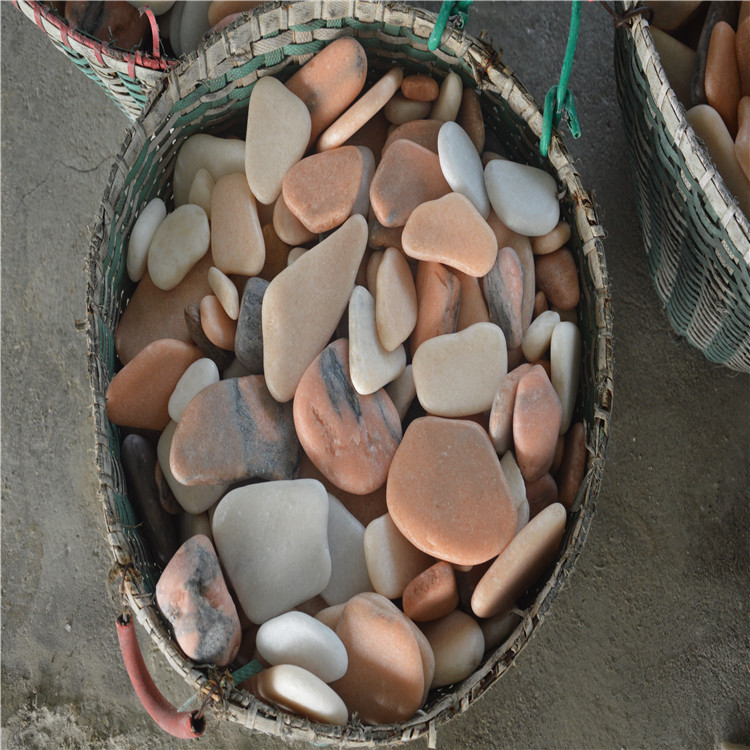 彩色石子 彩色卵石批发  可用于园林铺路