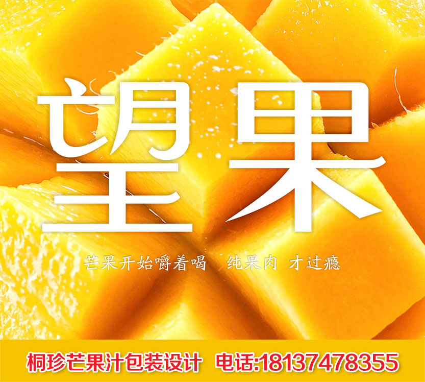 桐珍  三九企业集团 芒果汁饮料包装设计 品牌形象设计 视觉形象设计图片