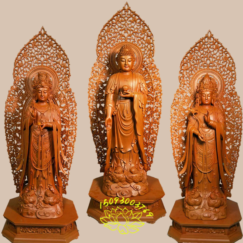中国福建手工木雕佛像挂件雕塑生产厂家定制价格-家供木雕佛像在哪里请图片