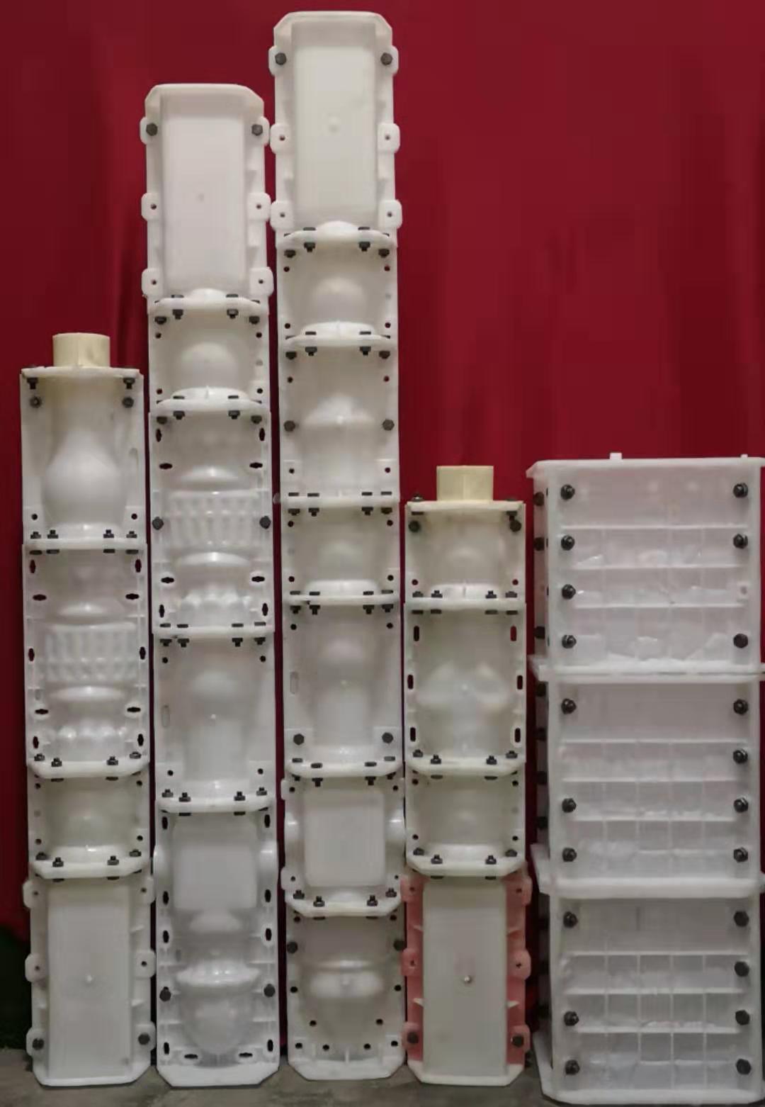 供应珠海塑料艺术围栏模具厂家 珠海塑料艺术围栏模具批发 多功能组合式模具图片