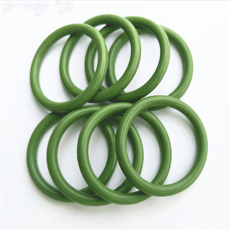 厂家直供耐高温腐蚀绿色氟胶O型圈 标准件密封圈密封条支持定制