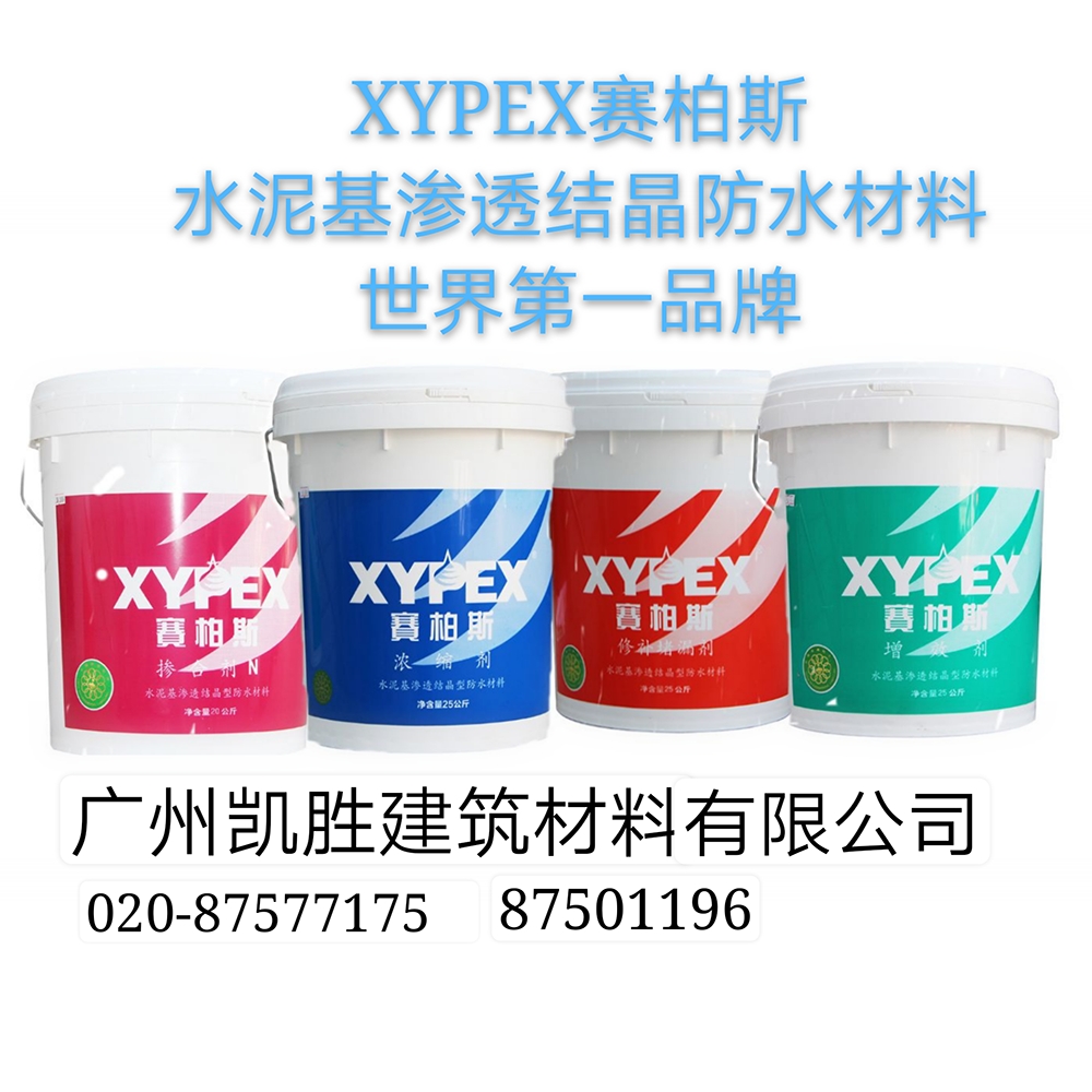 新型渗透结晶防水 xypex加拿大混凝土掺和剂
