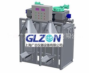 上海广志气流式石粉耐火材料包装机 气流式石粉耐火材料双阀包装机