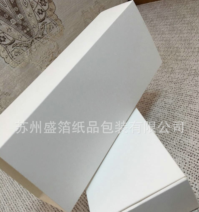 苏州市包装纸盒厂家定做白卡纸盒抽拉式空白通用包装纸盒 白卡纸抽屉盒 可印刷