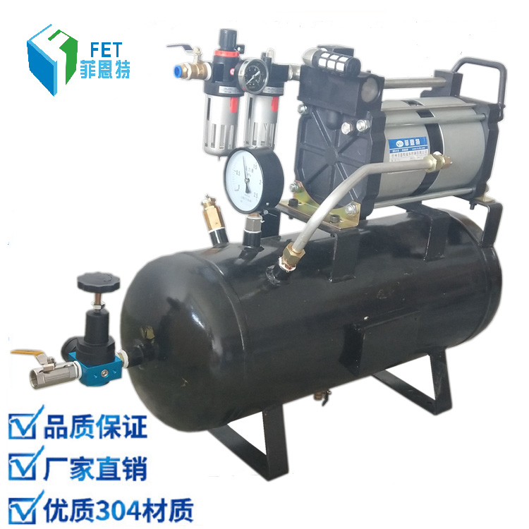 上海供应大流量空气增压泵，气动空气增压泵，空气增压阀厂家直销图片