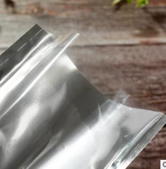 塑料袋批发镀铝阴阳平口袋三边封食品包装袋铝箔真空袋半透明塑料袋现货定做 塑料袋批发