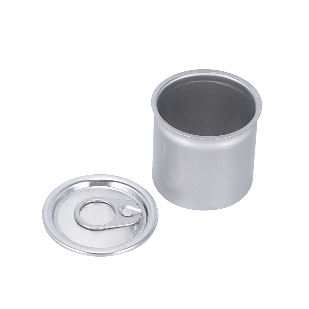 厂家供应 铝圆形铝罐易拉罐 金属茶叶拉伸铝罐 银色铝罐定做批发