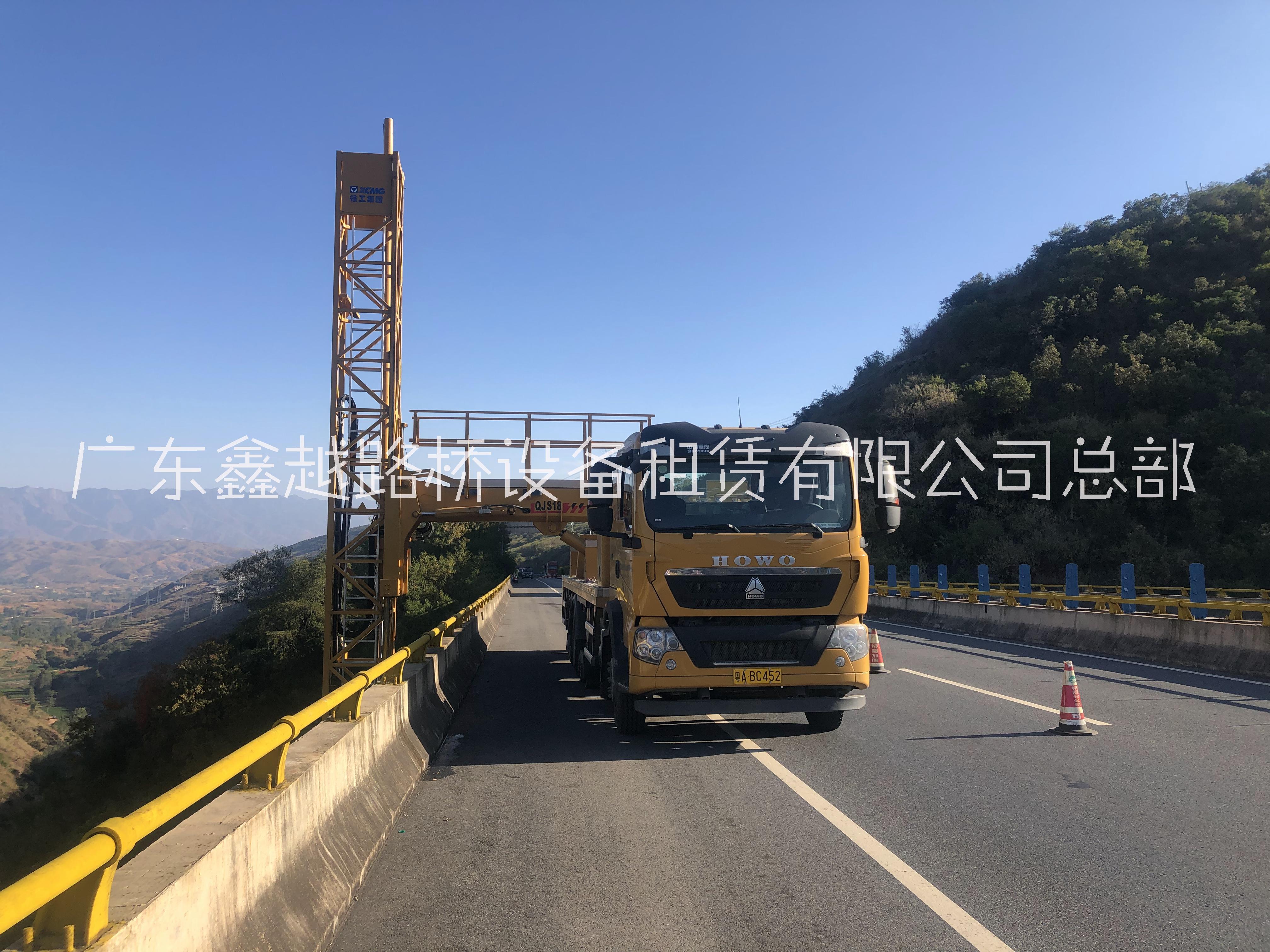 18米桁架式桥梁检测车出租，桥检车租赁