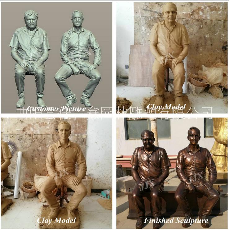 现代人物铜像制作批发
