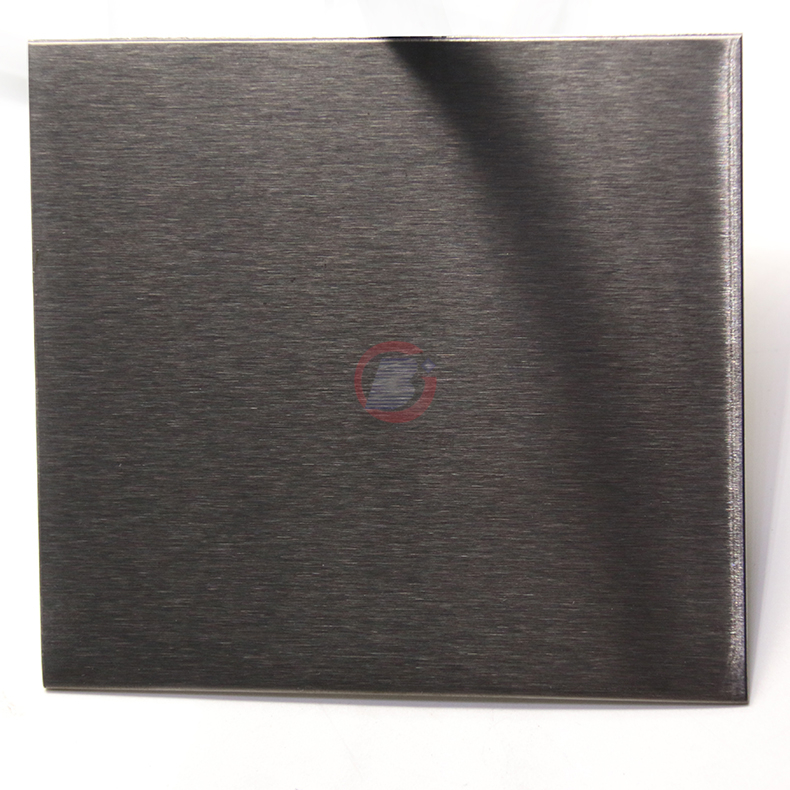 雪花砂黑钛不锈钢板 高比304黑钛雪花砂不锈钢板