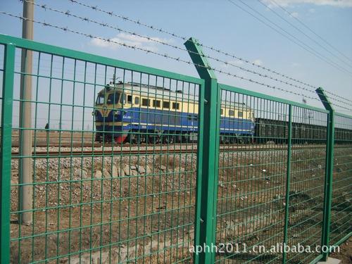 铁路防护栅栏 铁路封闭网 铁路防护栅栏铁路封闭网8001型