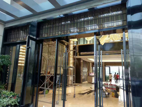深圳精石门业专业制作304做玻璃门厂家直供上门安装