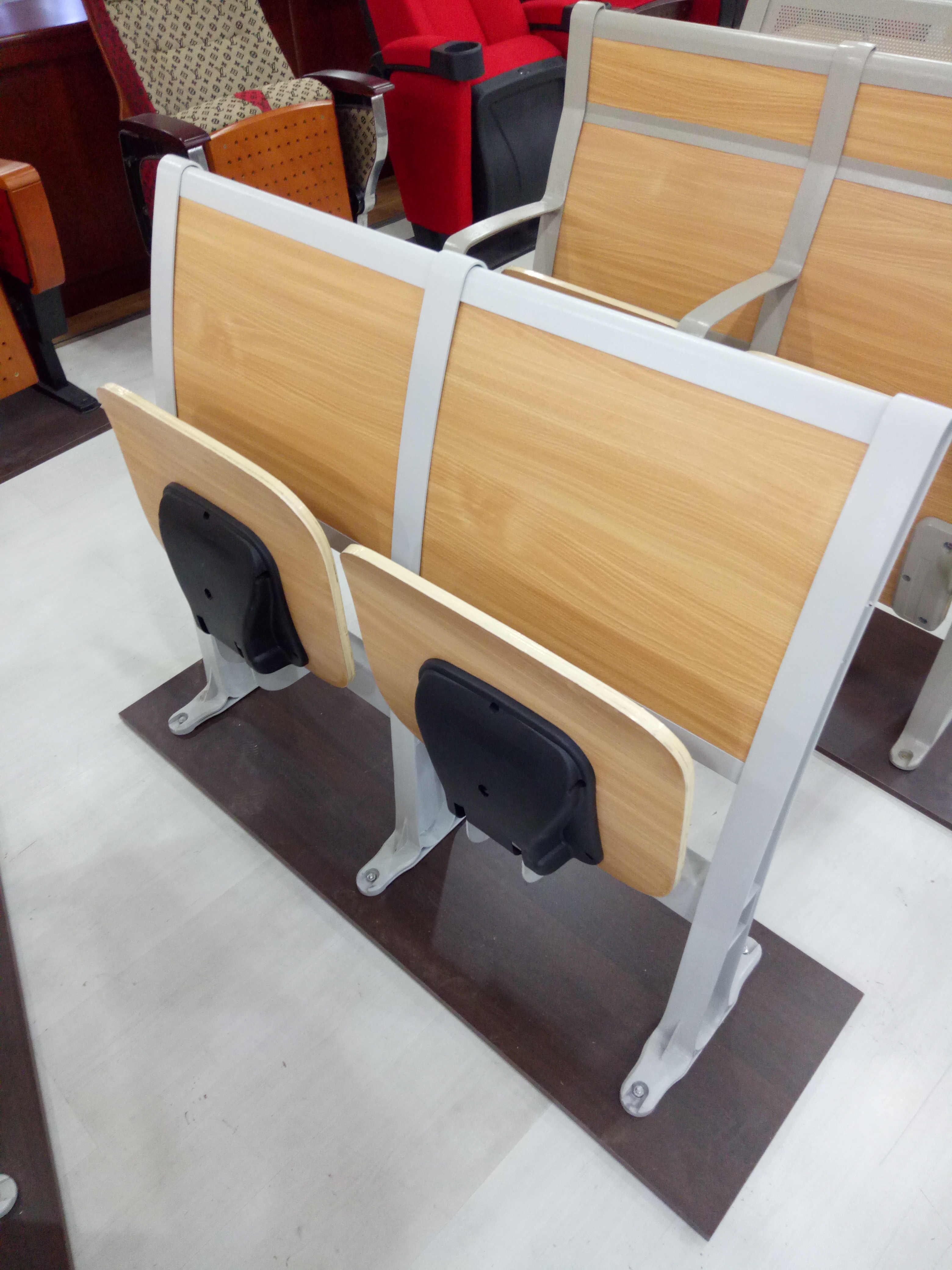 河南郑州不锈钢实木连排椅生产厂家直销批发价格图片