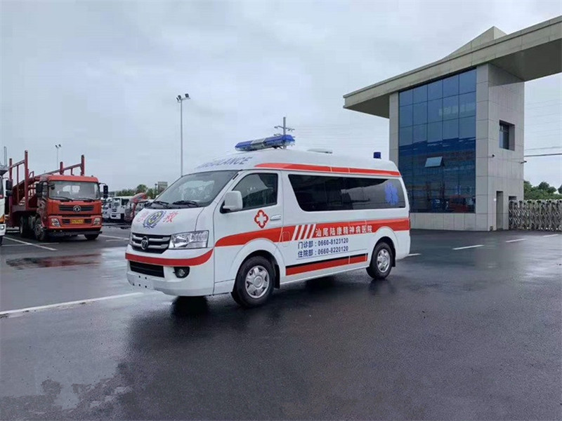 供应福田G7救护车 BJ5039XJH-E3  医疗救护专业制造生产厂家 轴距短 动力足 空间大图片