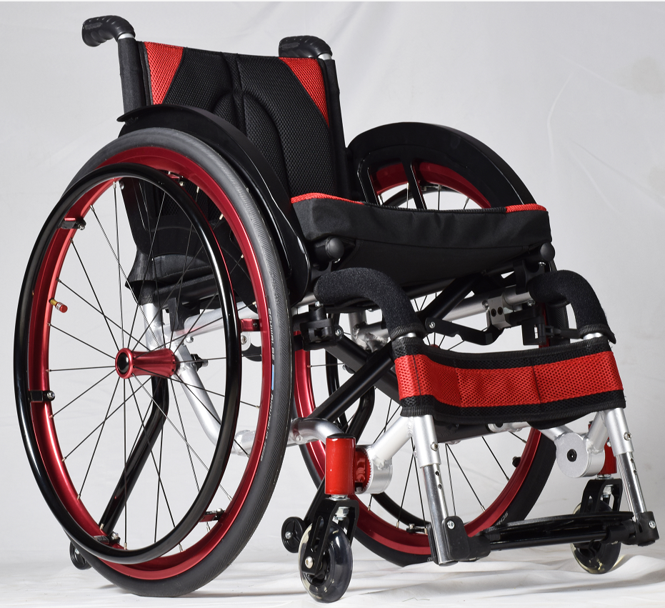 运动轮椅便携式铝合金可拆卸批发