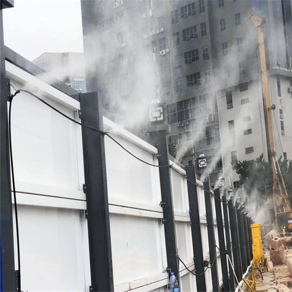 杭州工地围墙高压喷淋设备图片