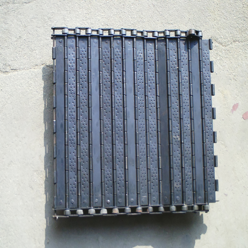 厂家定做排屑机链板 不锈钢输送链板节距31.75排屑链条 可异形加图片
