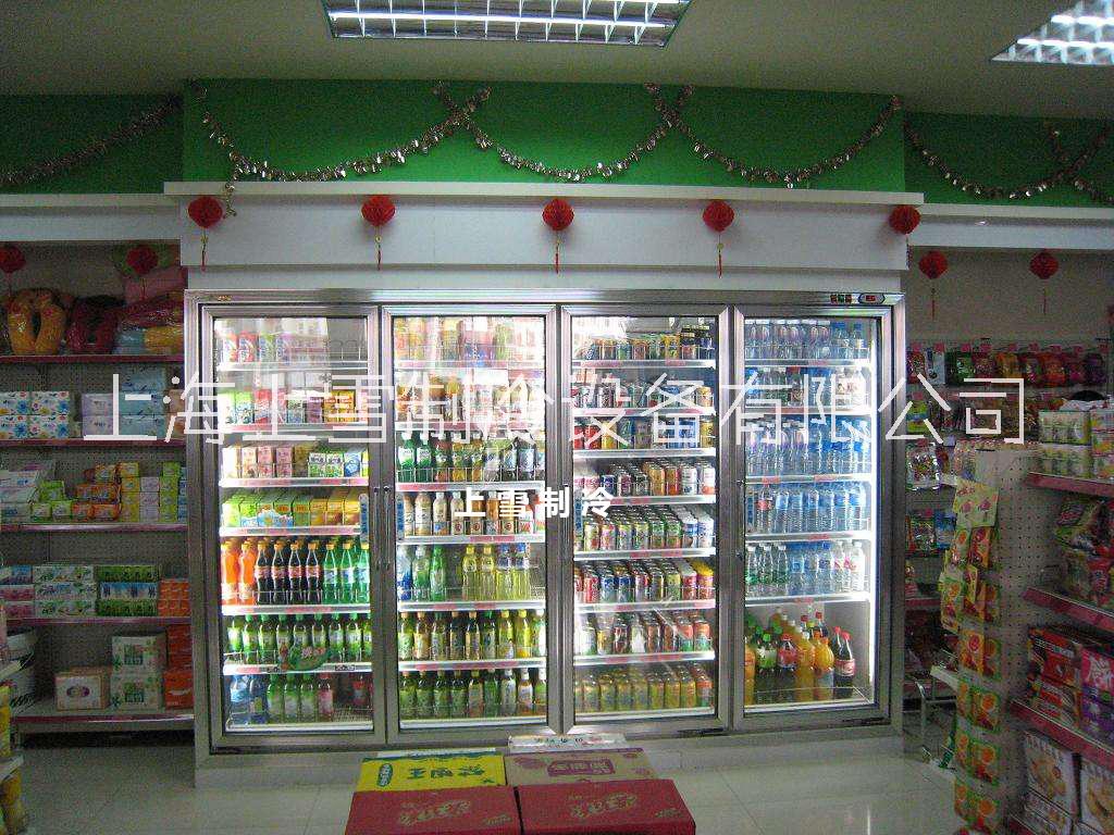 厂家直销便利店饮料冰柜 两门饮料冷藏柜 三门饮料展示柜图片
