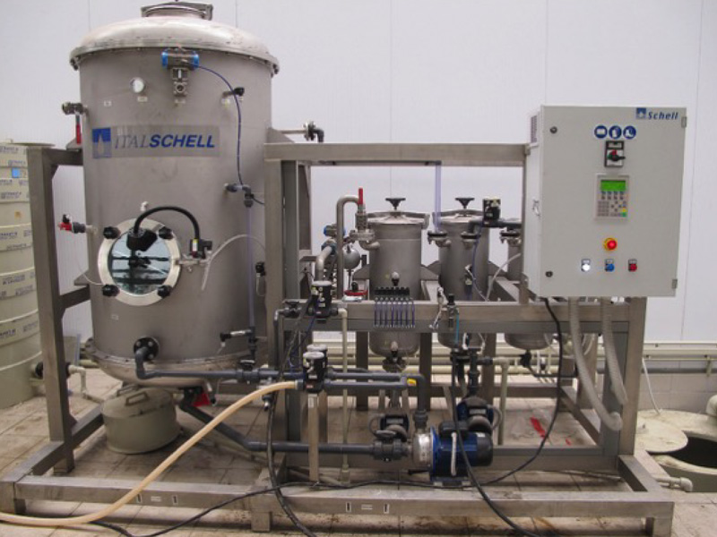 脱硫废水处理,废水蒸发浓缩,Schell低温真空蒸发器
