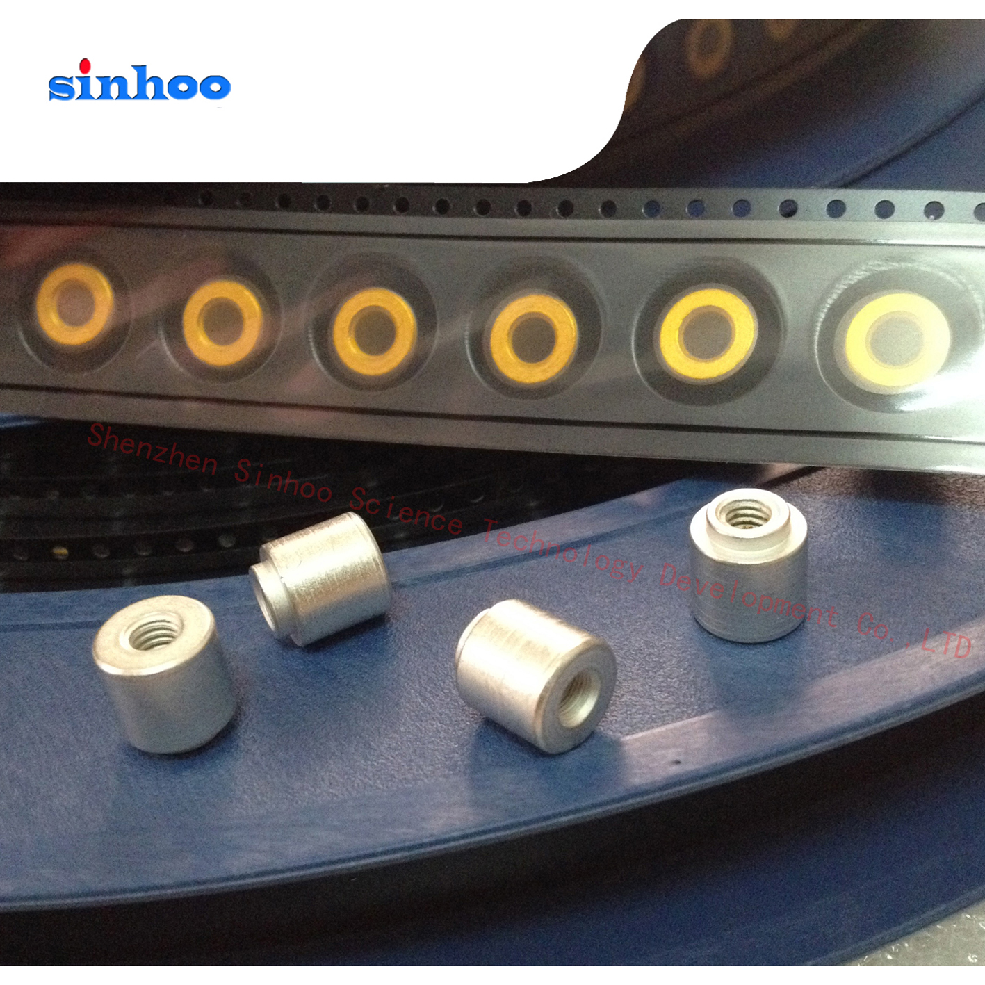 SMT贴片螺母SMTSO-M3-3ET PCB表贴螺母柱 盘装焊锡螺母 铁料