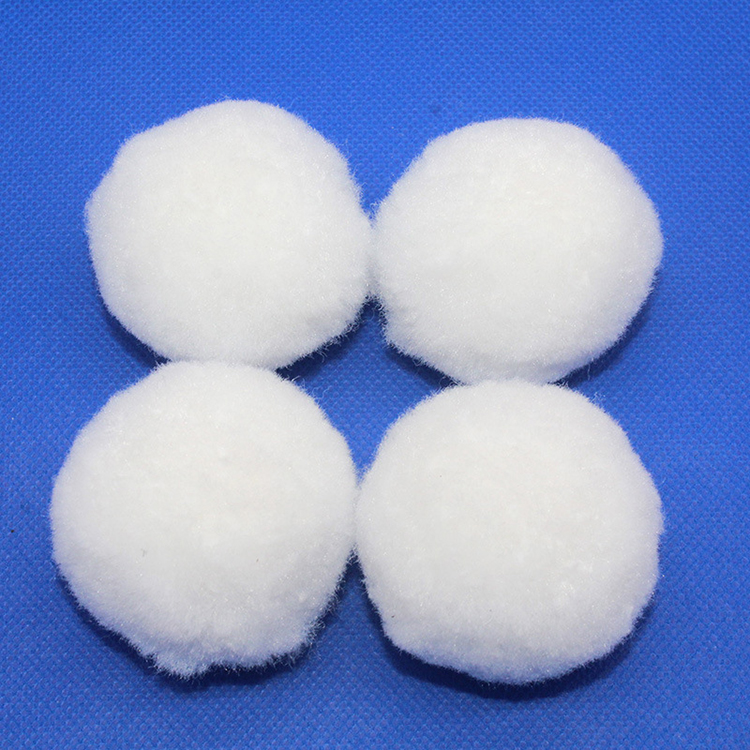 徐州新沂涤纶纤维球滤料  油污过滤纤维球 纤维球价格