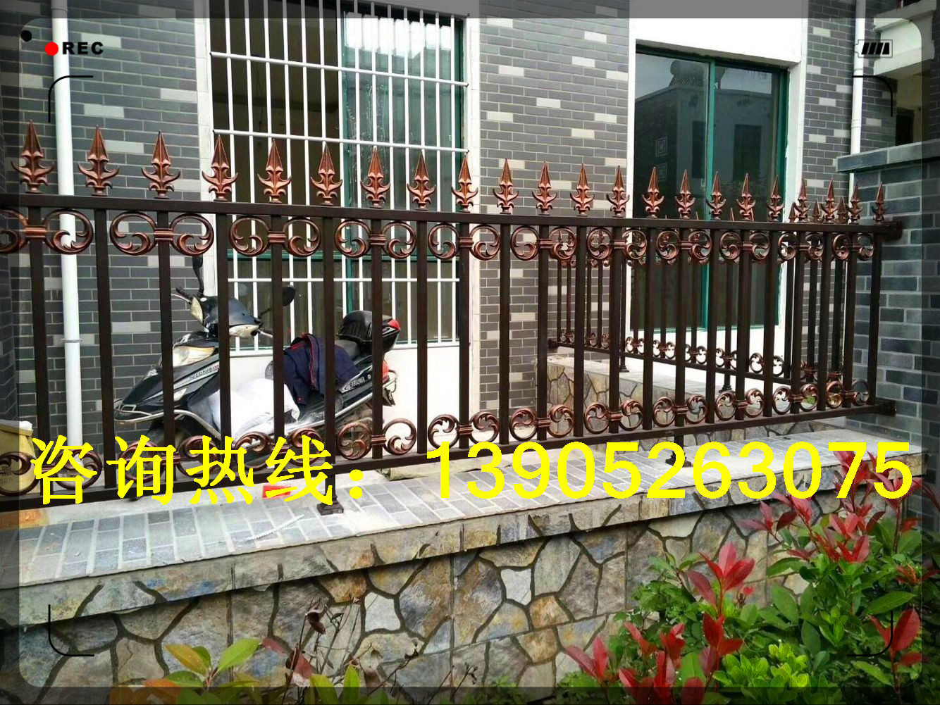 衢州湖州铝艺围栏护栏大门铸铝廊架楼梯工程