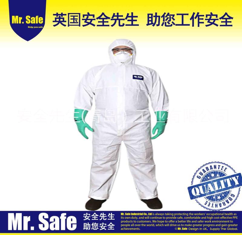 生产销售C1款一次性防尘连体防护服图片