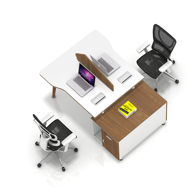 贝森 BS-0010新款电脑桌办公家具两人对坐搭柜职员桌组合台简约办公桌 贝森  贝森 BS-0010
