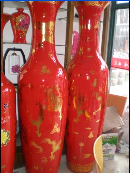 西安开业庆典大花瓶摆件1米大花瓶