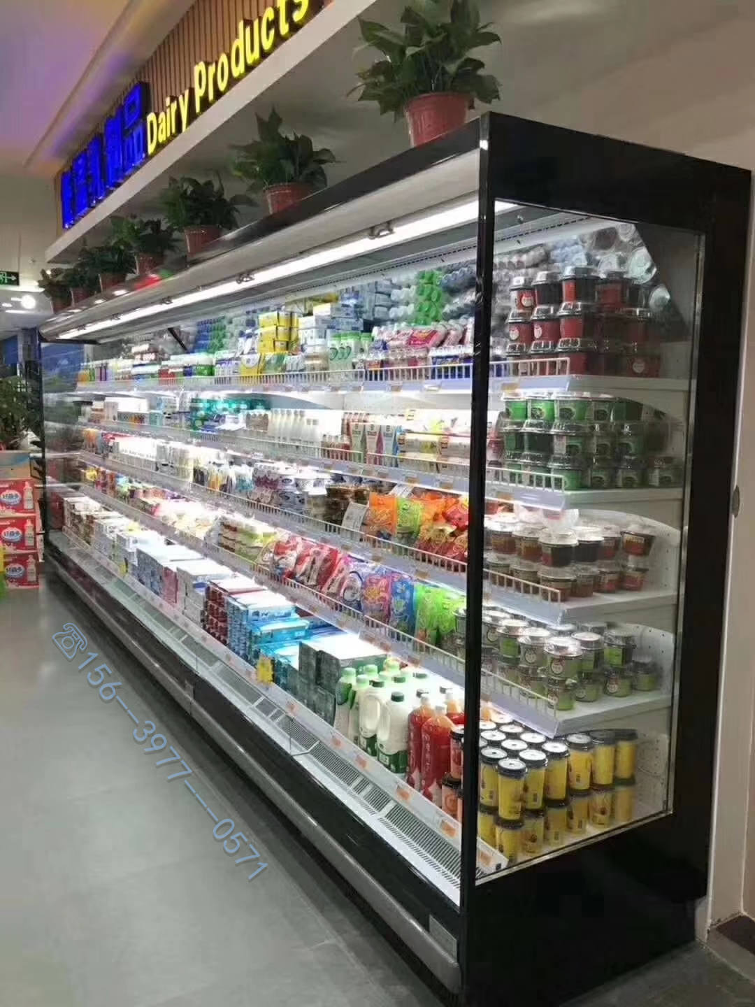 北京超市风幕柜定做厂家 全新定做