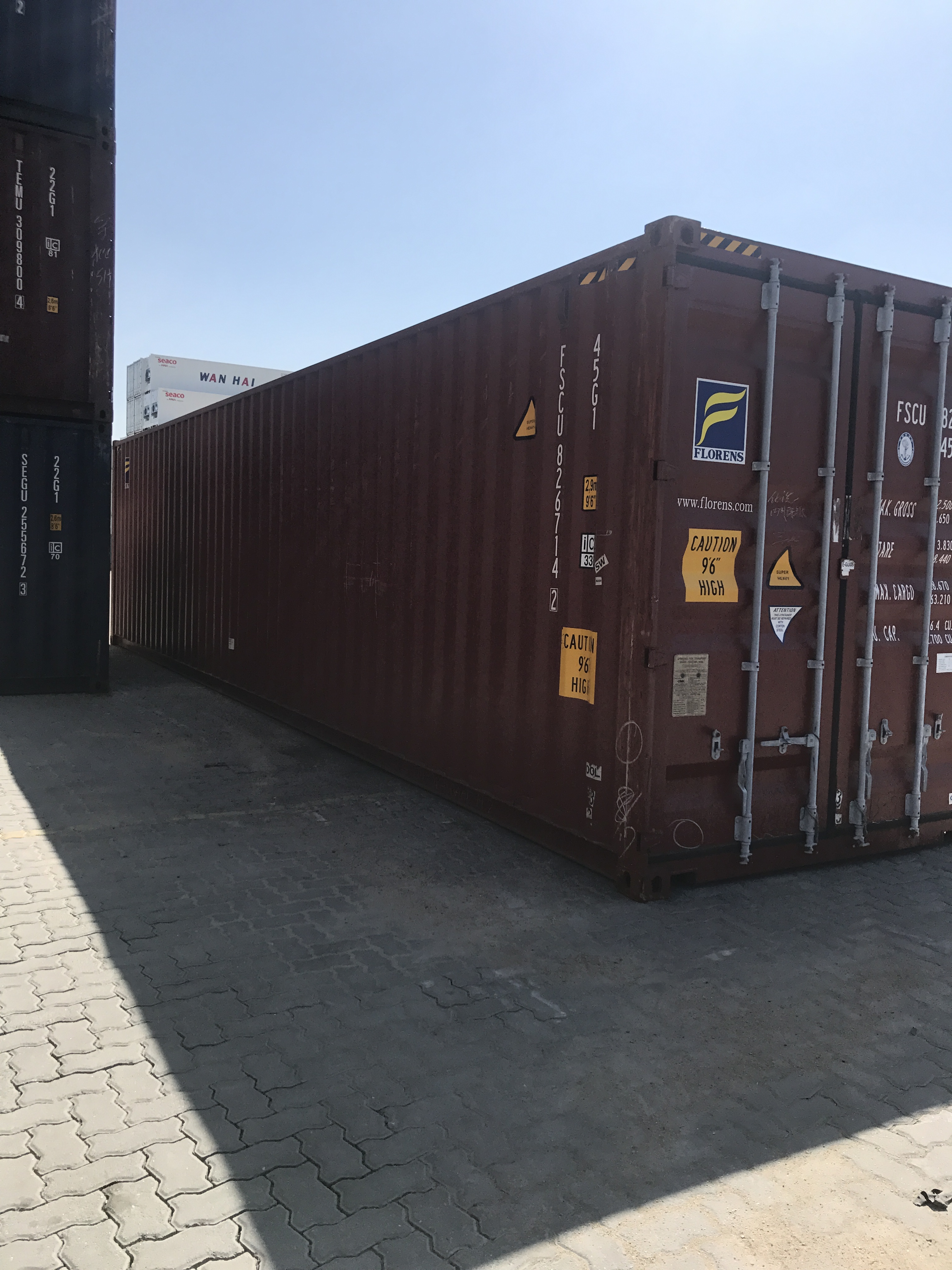 长期供应二手集装箱SOC箱/租售/出口 40尺海运集装箱！