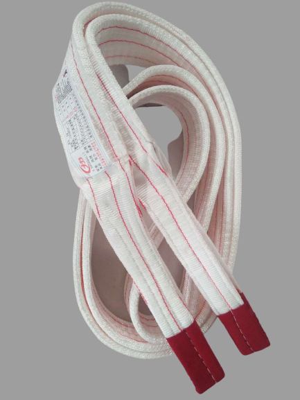 双扣白色耐磨扁平吊装带 起吊带定做厂家