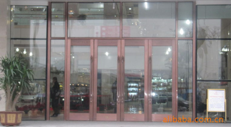 番禺南沙供应广州德玛写字楼办公室酒店宾馆感应自动钢化玻璃门