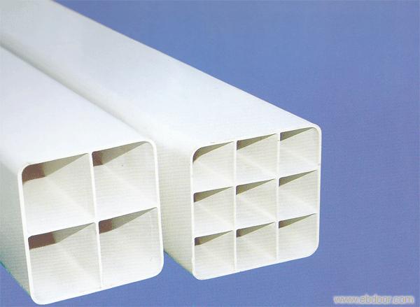 PVC栅格管厂家直销定做各种规格及异形管材图片