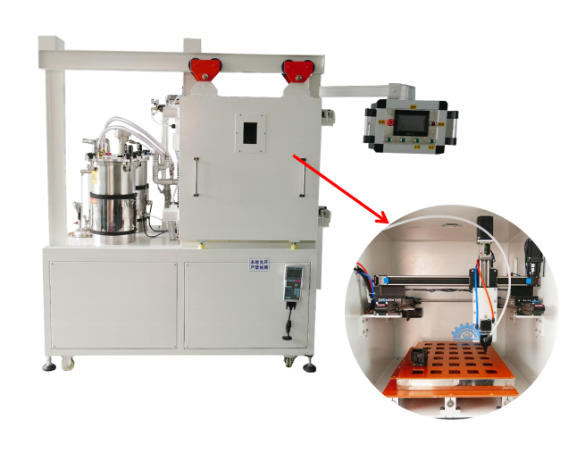 实验室用小型真空灌胶机_久耐生产厂家定制图片